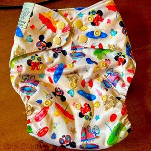Country cloth OS pocket diaper - Disney beach print 🏖️